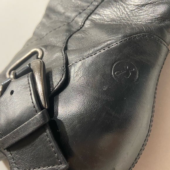 Bronx tall black leather boots - Size 8 - Picture 3 of 14
